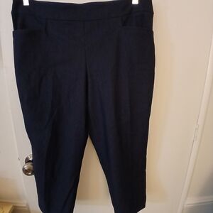 Time and Tru Dark Blue Ankle Pants